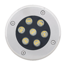 Balizador LED de Chão Embutir 7W Luz Verde IP65 Gaya