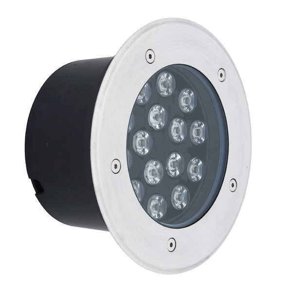 Balizador LED de Chão Embutir 18W Luz Verde IP65 Gaya