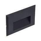 Balizador LED Fixo Preto Luz Amarela Tovi 2W Bivolt Plástico Gaya