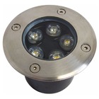 Balizador Luminária Led Chão Jardim 5w Embutir Verde