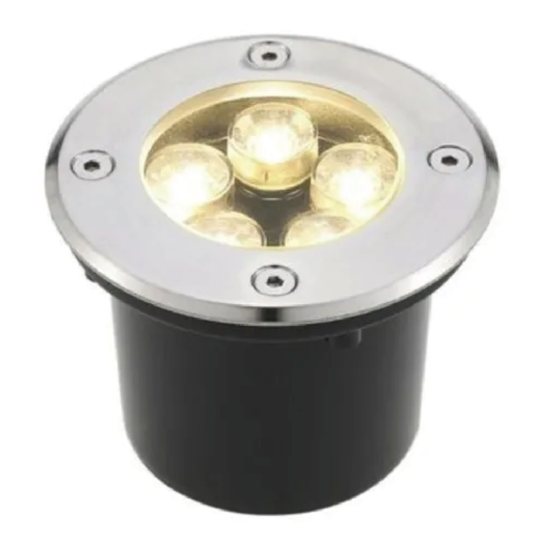Balizador Luminária Led Chão Piso Jardim 5w Embut Blindado -