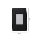 Balizador Mbled Lumo Embutir Led Bivolt Preto 3000k Luz Amare