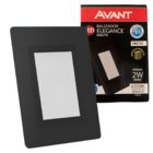 Balizador Parede Led Preto 2w Ip65 4x2 Branco Frio 6500k