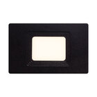 Balizador Preto Embutir Parede E Escada Caixa 4x2 + Led 5w Bi