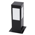 Balizador Ideal Redondo Metal Preto 1 Lâmpada Bivolt