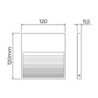 Balizador Sobrepor Big Neu2 3w 3000k 75lm Ip65 Preto-stella