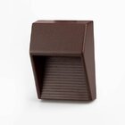 Balizador Sobrepor Frankfurt Chanfrado Marrom Gold 1g9