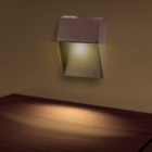 Balizador Sobrepor Frankfurt Chanfrado Marrom Gold 1g9