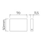 Balizador Sobrepor Mini Neu2 1 5w 3000k 40lm Branco-stella