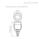 Balizador Solo Way Up 1w 3000k 80lm 32° Ip67 Preto-stella