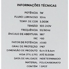 Balizador Solo Zola 1 Facho Ip67 1w 3000k Preto-nordecor