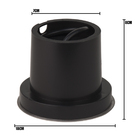 Balizador Spot Led Chão Piso Jardim 7w Embutir Ip65 Branco Qu