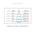 Balizador Stella De Sobrepor Neu 2 - Branco Sth8750/30