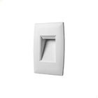 Balizador Step V Embutir Led 4x2 2w 3000k Parede Muro Escada