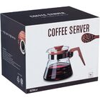 Balzac Cafeteira 12x18x18cm 600ml Borosilicato Transparente T