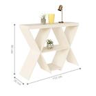 Bancada 1 Prateleiras Belford Off White