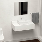 Bancada para Cuba de Apoio 20x80x45cm Branco Venturi