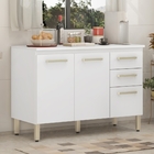 Bancada 2 Gavetas Com Tampo Félix Branco