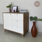 Bancada 3 Gavetas Carbonia Olmo Branco