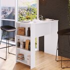 Bancada 3 Prateleiras Luna Irm Branco