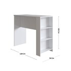 Bancada 3 Prateleiras Luna Irm Branco