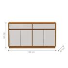 Bancada 4 Portas Piran Ype Off White