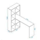 Bancada 8 Nichos Branco Mdp 15mm