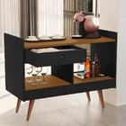 Bancada Aparador 2 Prateleiras Stka Pérola Dourado