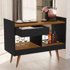 Bancada Aparador 2 Prateleiras Stka Pérola Dourado