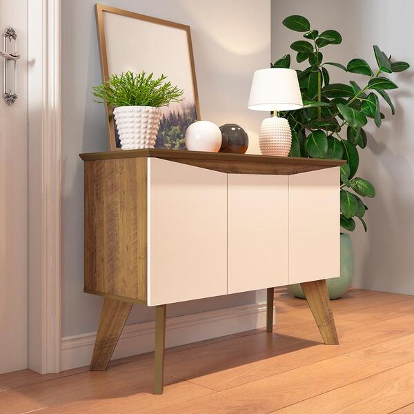 Bancada Aparador 3 Portas Cuiabá Off White