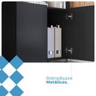 Bancada Armário Cantinho Do Café Dueto - Preto/preto