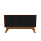 Bancada Atenas 4 Portas Ype Preto