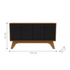 Bancada Atenas 4 Portas Ype Preto