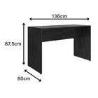 Bancada Baixa Gourmet Para Cozinha 136cm New York Móvel Na Ca