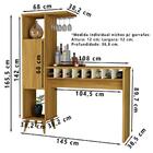 Bancada Balcao Bar Adega 1 Pt 8 Nichos We86 Mpri