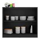 Bancada Balcão/mesa Cozinha Bélgica Multimóveis Br5484 Preto