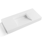 Bancada Banheiro Com Cuba Esculpida Retangular Prisma 100 Cm