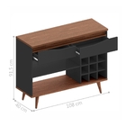 Bancada Bar Angra Preto Dakota