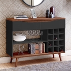 Bancada Bar Angra Preto Dakota