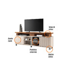 Bancada Briz 1.8 Off White / Nature - Hb Móveis