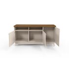 Bancada Buffet Positano Off-white/madero Canela Off White/dam