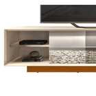 Bancada Colone Para Tv Até 75 Polegadas Com Espelho Cor Creme