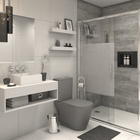 Bancada com Nicho para Cuba de Apoio 30x80x45cm Rosselli Sensea