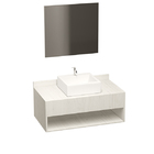 Bancada com Nicho para Cuba de Apoio 30x80x45cm Rosselli Sensea