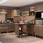 Bancada Com Nicho Evidence - Poliman - Amendoa