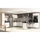 Bancada Com Nicho Evidence - Poliman - Branco