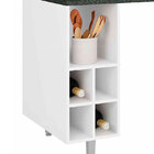 Bancada Com Nicho Evidence - Poliman - Branco