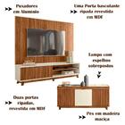 Bancada Com Painel 211 Cm E Buffet Geniss Mbl