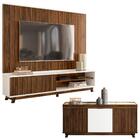 Bancada Com Painel 211 Cm E Buffet Geniss Mbl