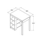 Bancada Cozinha Gourmet Ditália 3 Prateleiras Cd-1022